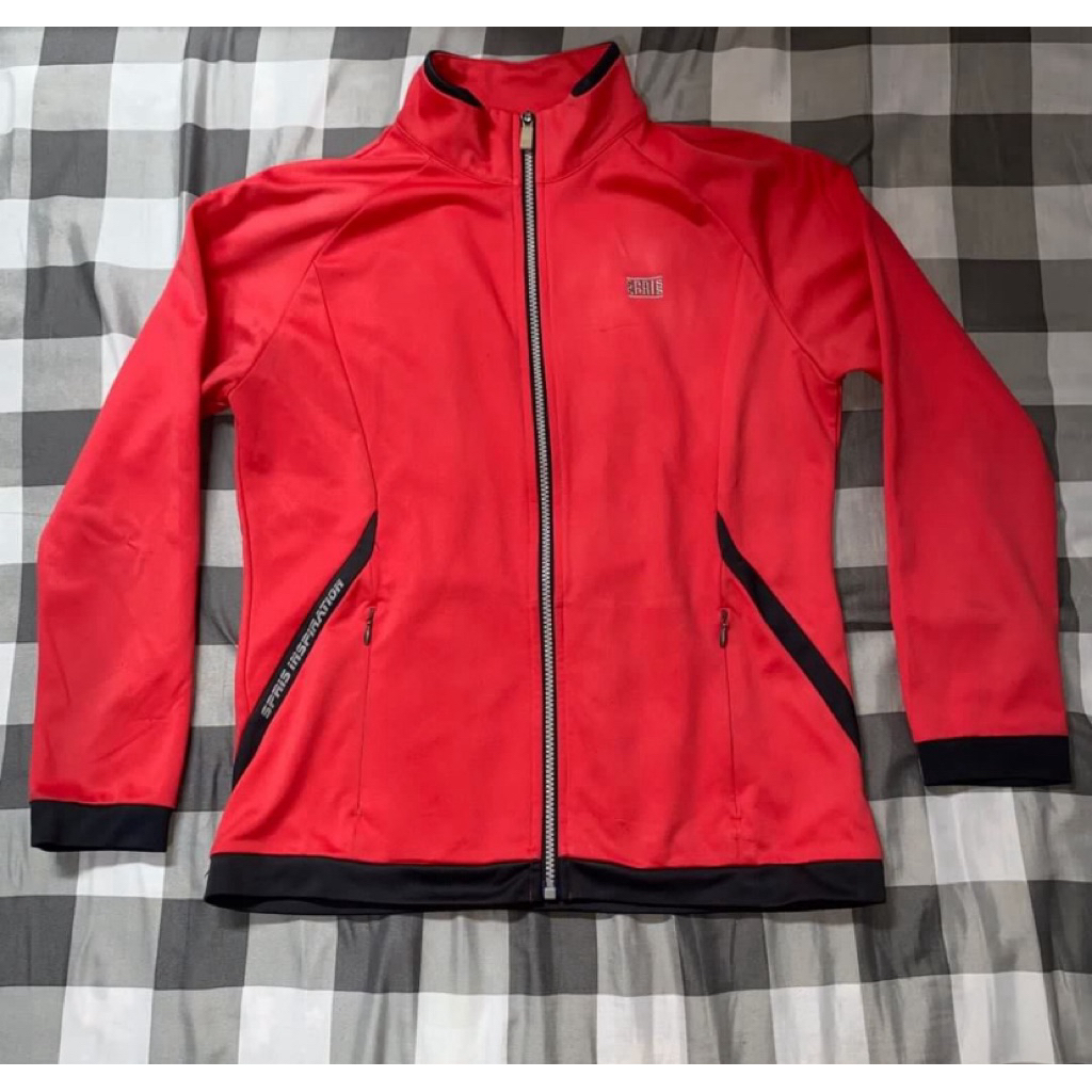 (READY +adm 12%) Preloved Pribadi - Official Spris Spris Jaket Tracktop Olahraga Padel Badminton Run