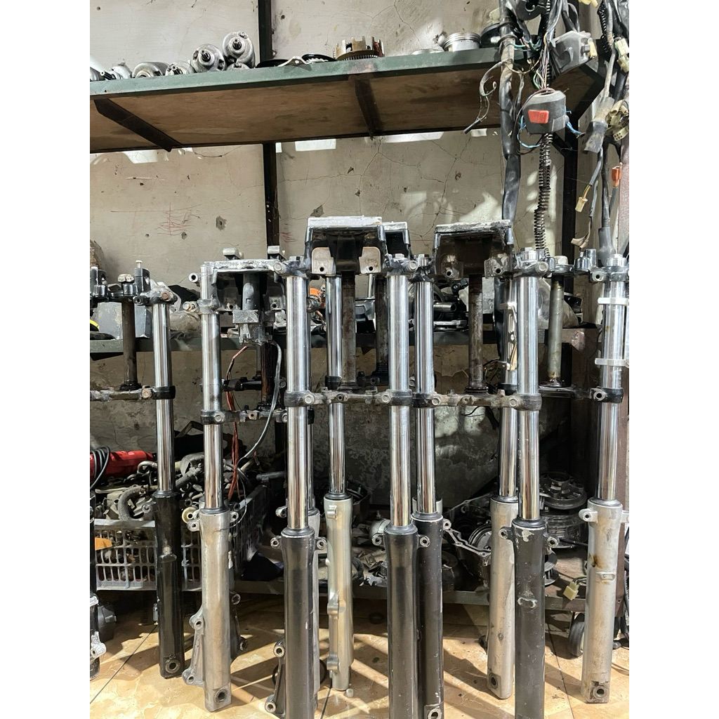 shock depan megapro primus megapro hiu ori copotan motor