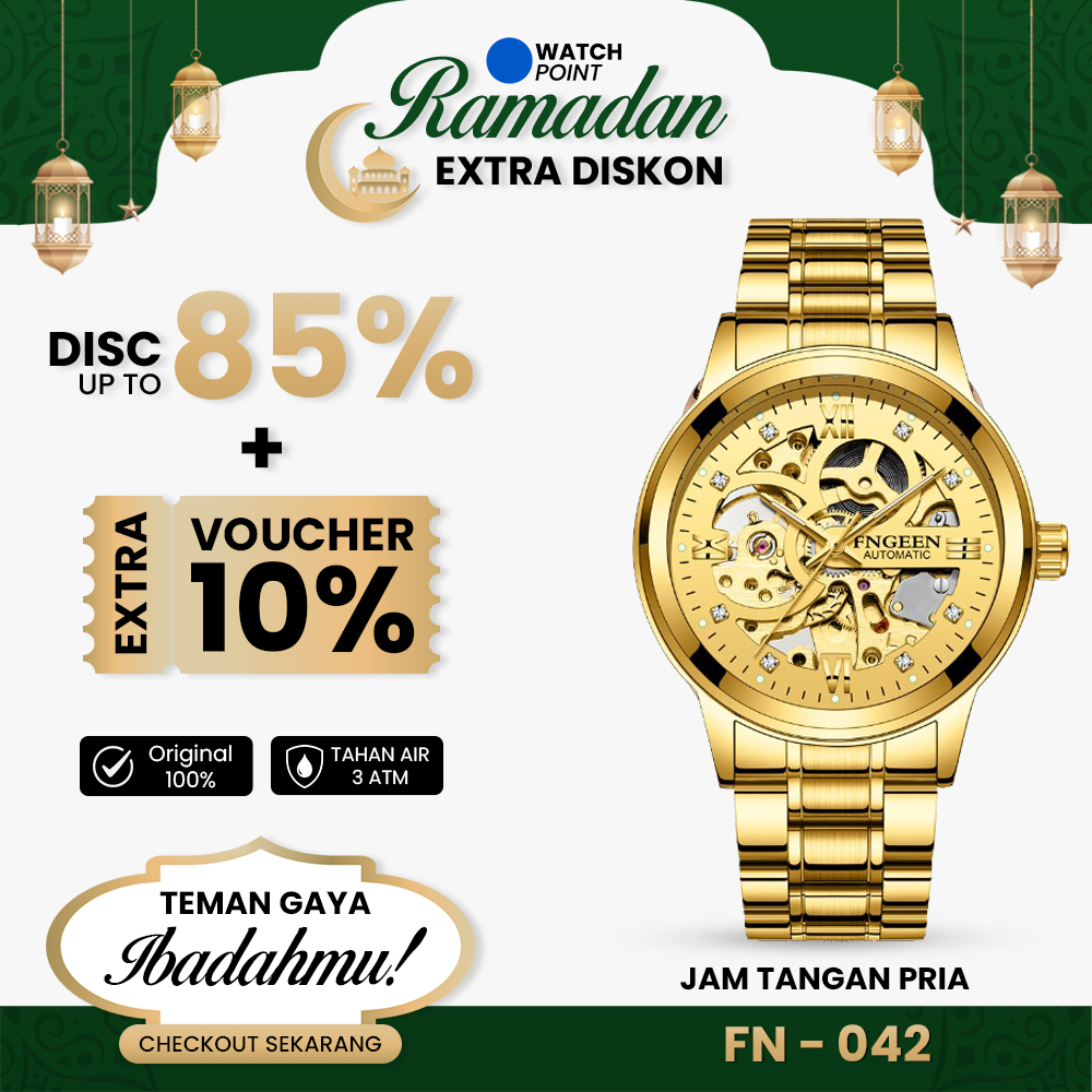 WATCHPOINT FN-042 Automatic | FNGEEN 6018 Jam Tangan Pria Mechanical Automatic Luxury Business Origi