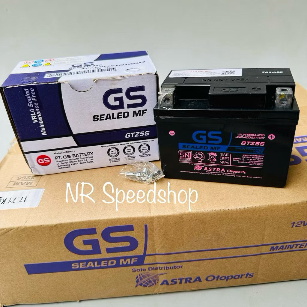Aki Motor GS Astra GTZ5S Accu Kering YAMAHA Mio J Mio M3 Mio Soul Karbu Soul GT Mio GT Mio 125 Mio Z