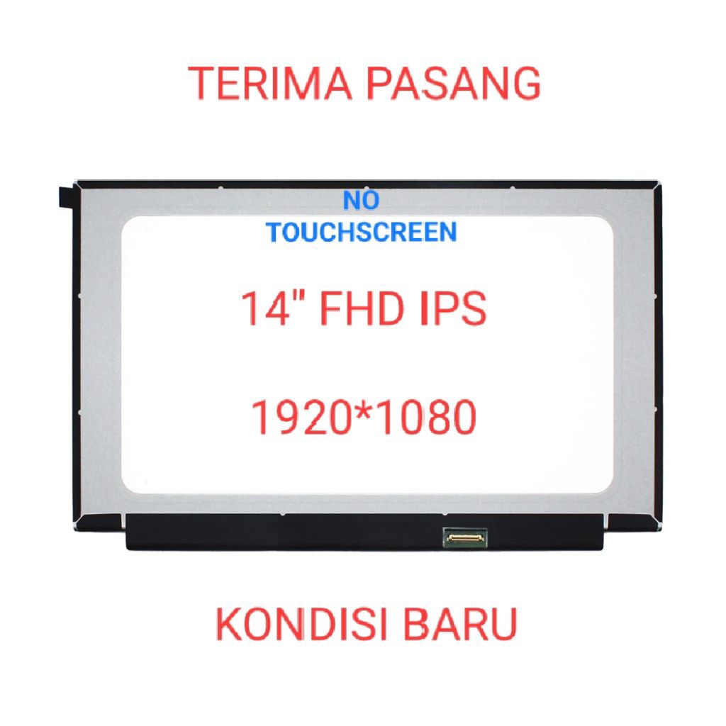 LAYAR LED LCD LAPTOP MSI MODERN 14 AI F2HMG C7M C5M B5M B11S B10R AMD RYZEN F13MG F1MG C13M C11M C12