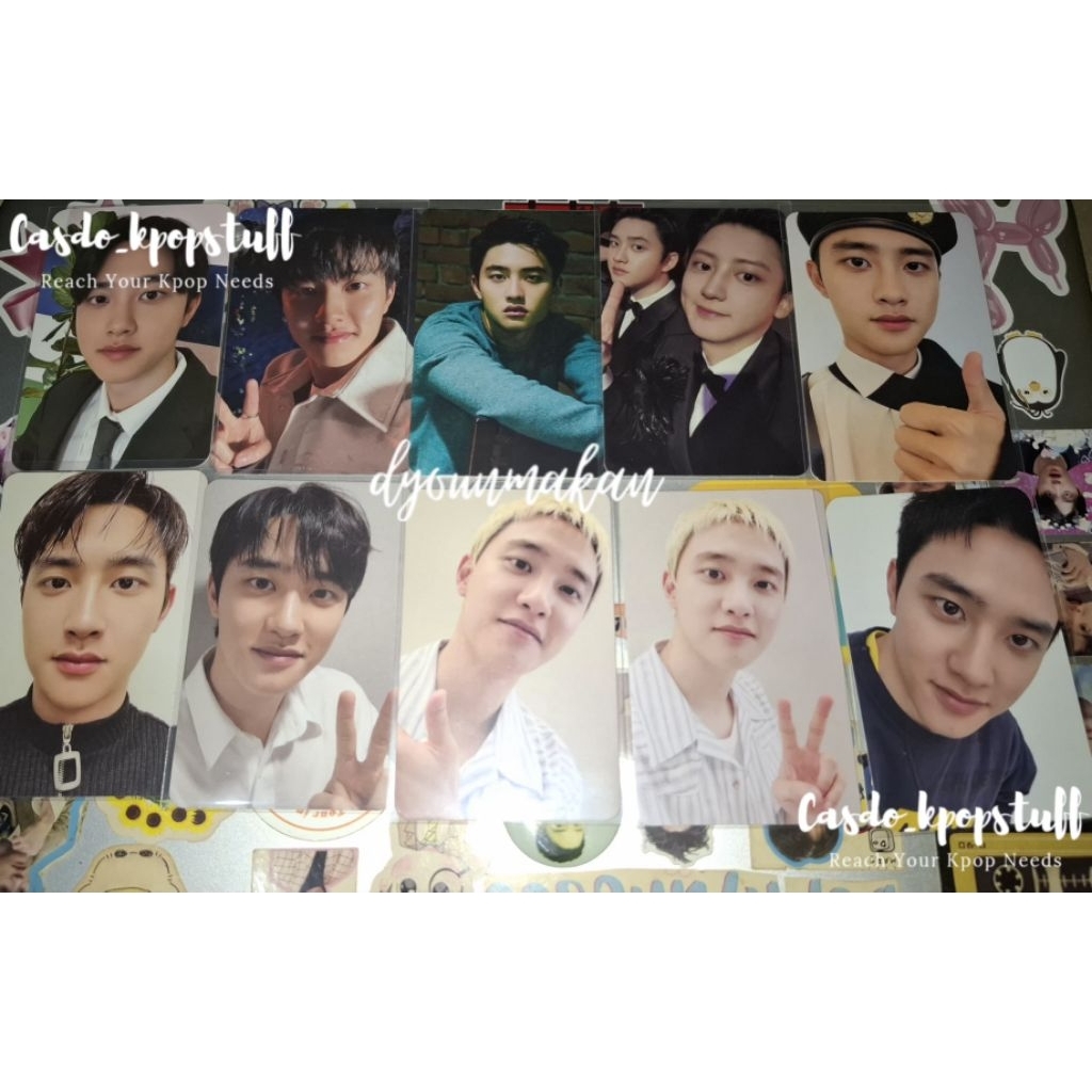 Photocard Doh Kyungsoo Album Love Me Right Japan Exist DFTF Mars Tempo Bloom Doit MD Luckydraw Zzira