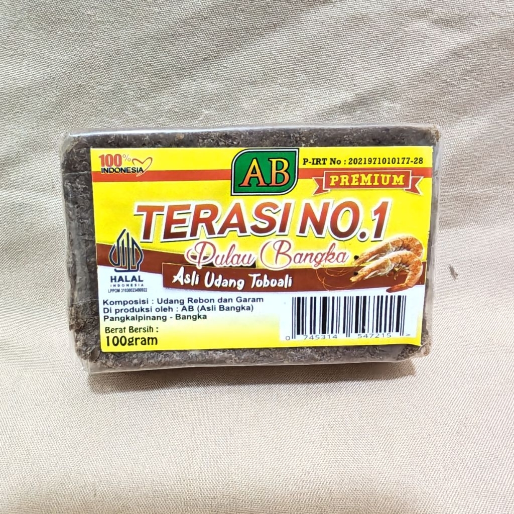 Terasi Bangka AB No.1 Bangka Oleh Oleh Khas Bangka Belacan