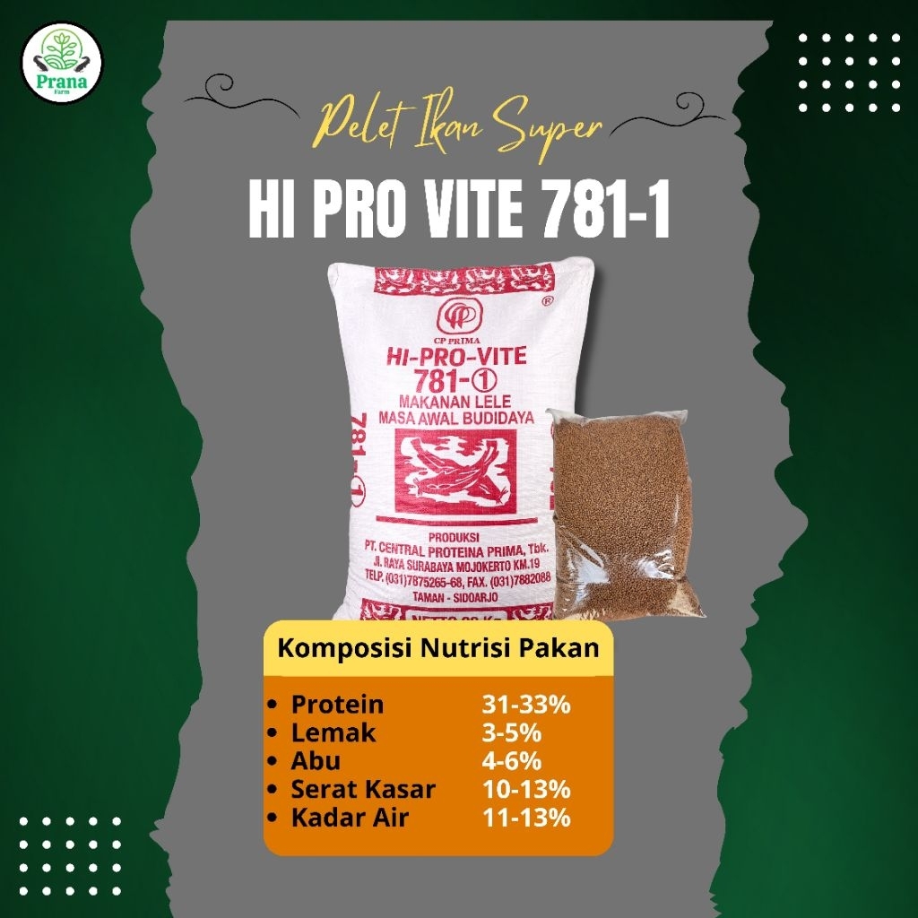 Pelet Ikan HI PRO VITE 781-1