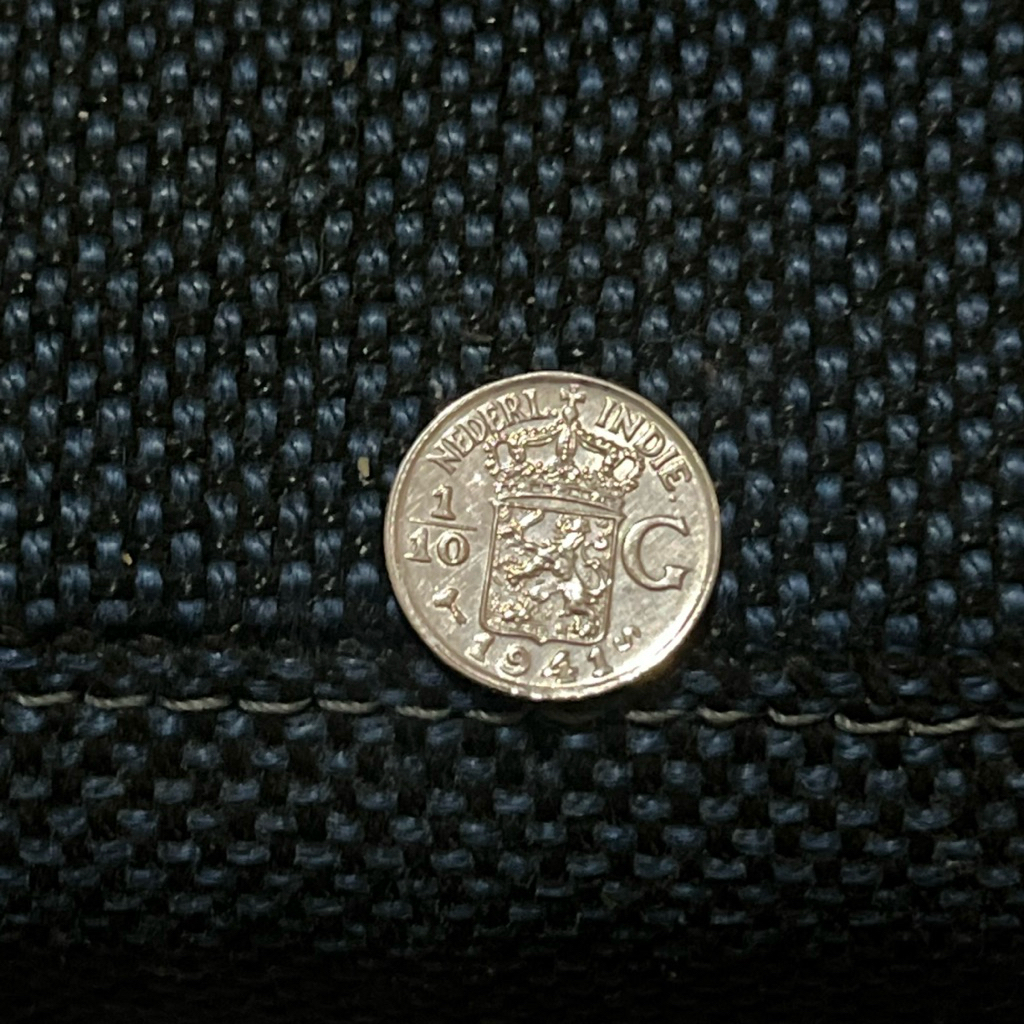 KOIN 1/10 GULDEN HINDIA BELANDA