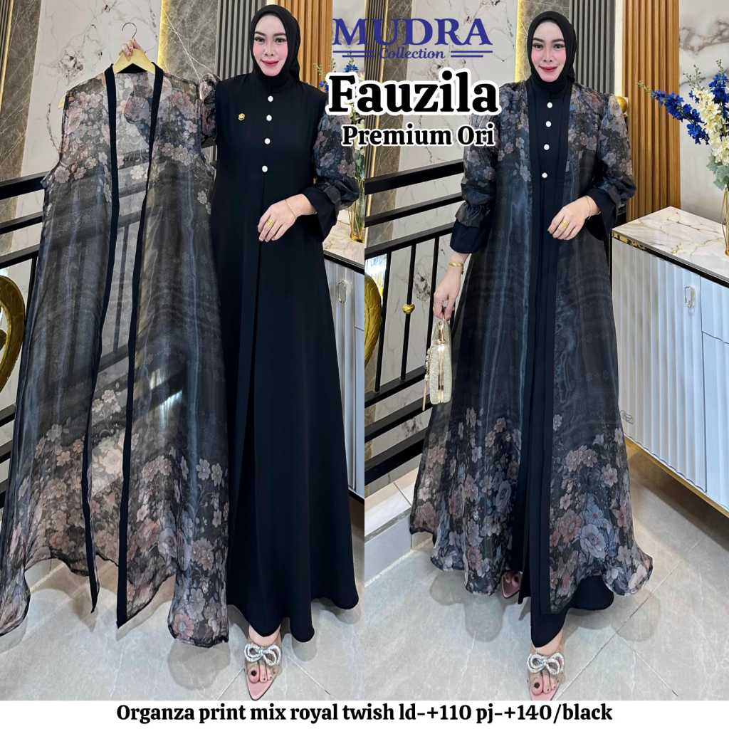 Gamis Mudra Collection / Gamis Terbaru / Gamis Wanita / Gamis Premium / Fauzila / Mudra Hijab