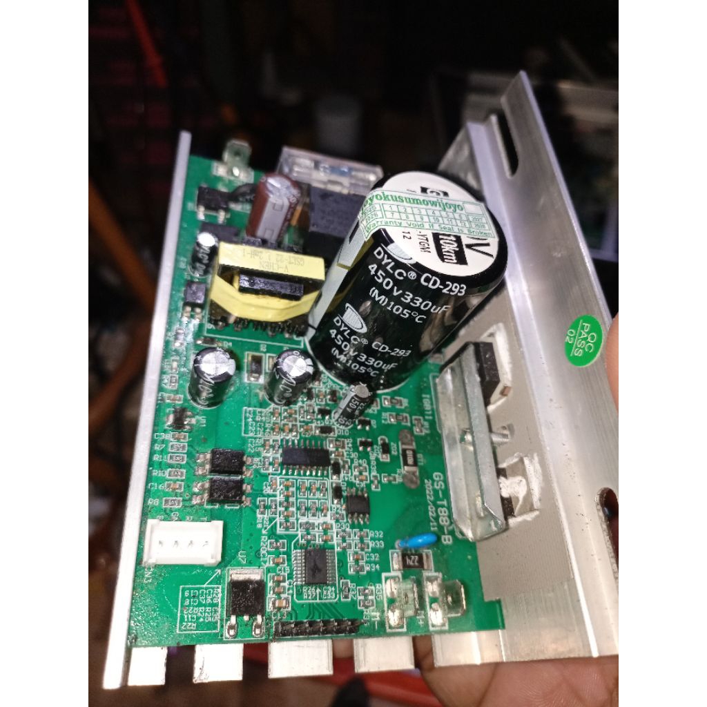 pengembalian mesin modul PCB treadmill TWEN error gagal service