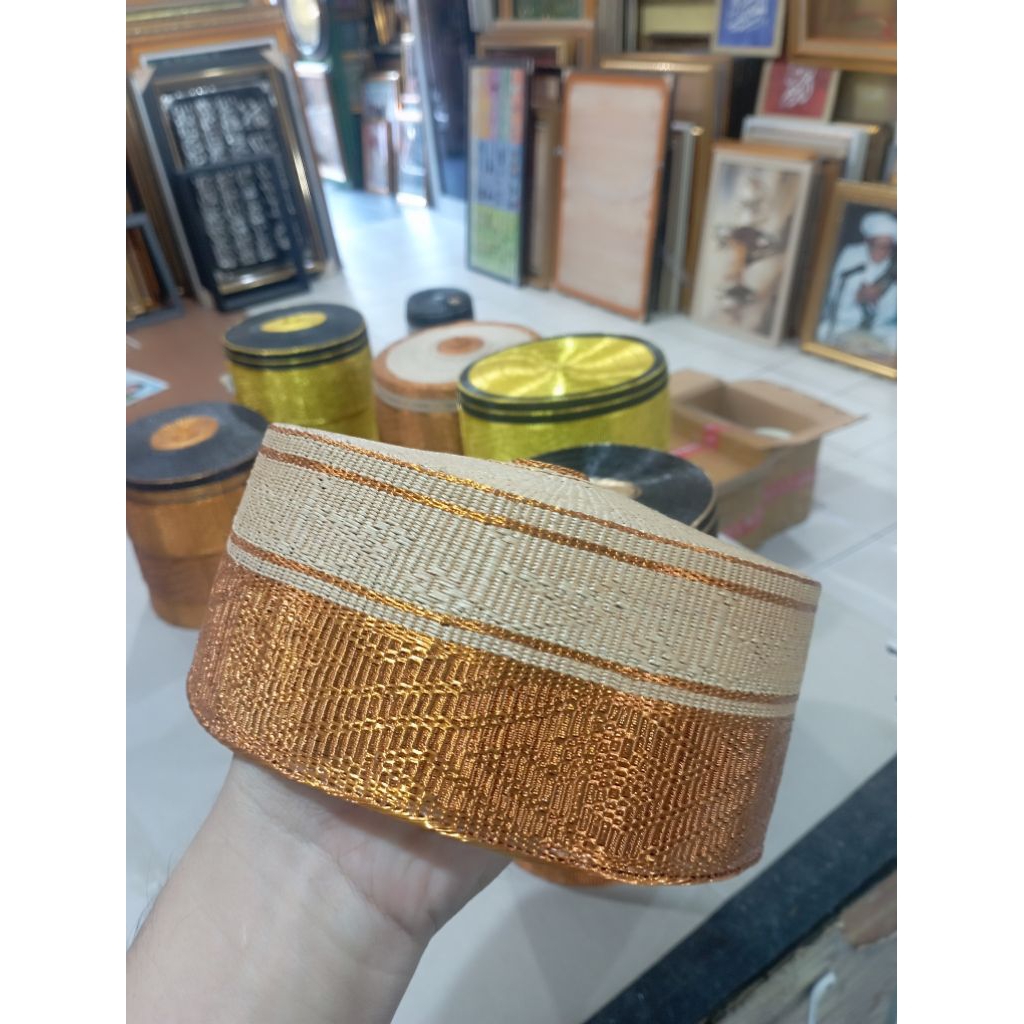 Songkok Recca Tembaga Songko Bugis Sulawesi Topi Pamiring Kopiah To Bone
