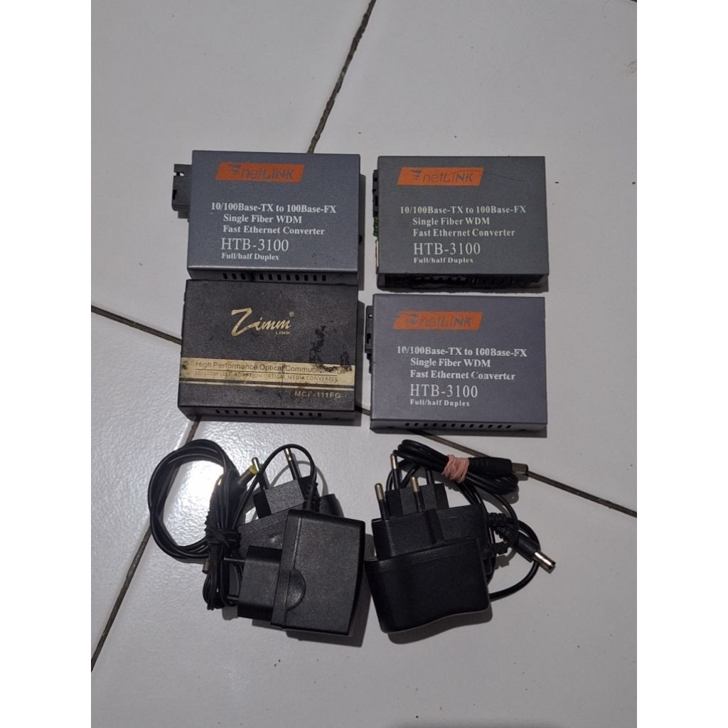 HTB Media Converter Fiber Optik A + B