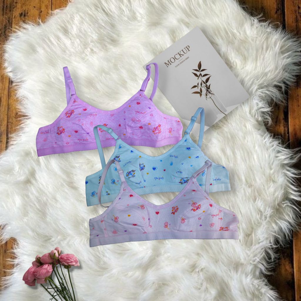 GASMAYA 5621 Y | Size 32 - 36 | Bra Remaja Tanpa Busa & Kawat