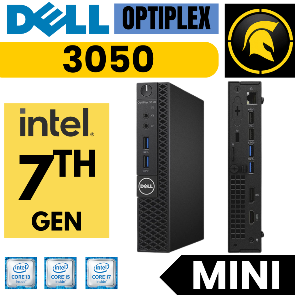 Dell OptiPlex 3050 / 5050 / 7050 MFF PC Mini Core i3 / i5 / i7 Gen 7 Tiny