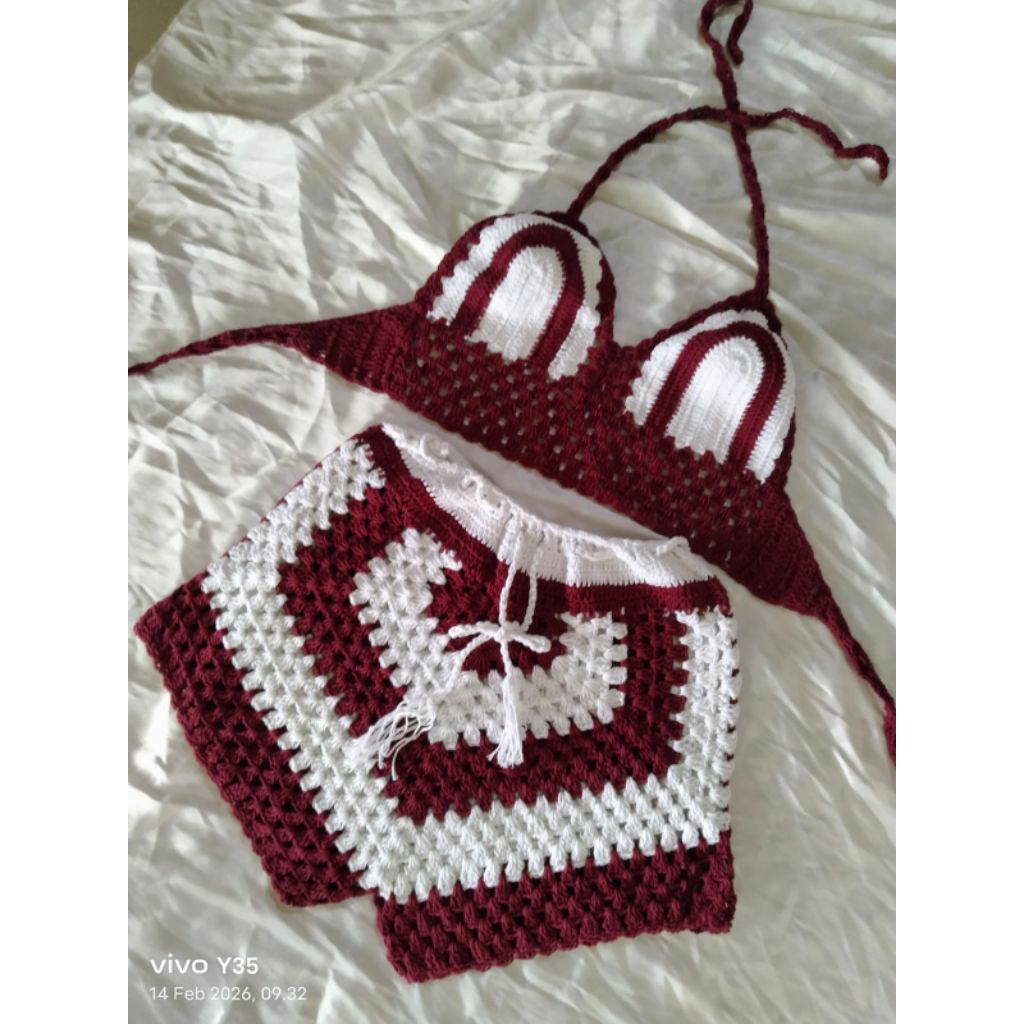 One Set Celana Rajut / crochet