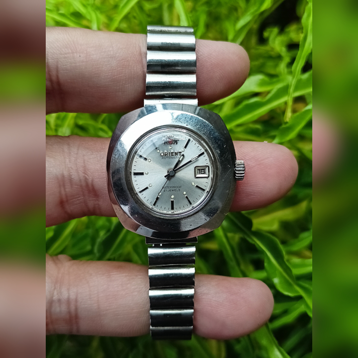 ORIENT 21 JEWELS E 947-72400 SILVER Original Second | Jam Tangan Wanita Preloved