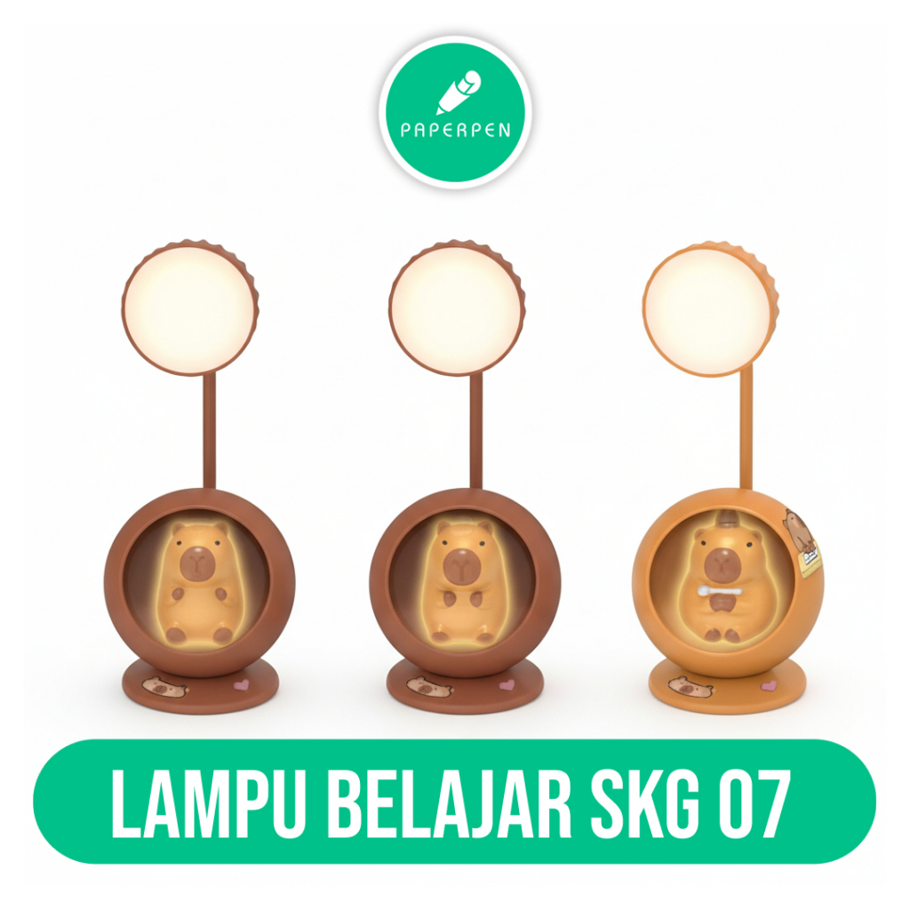 Lampu Karakter Lucu Lampu USB Untuk Belajar Lampu Tidur PaperpenSurabaya