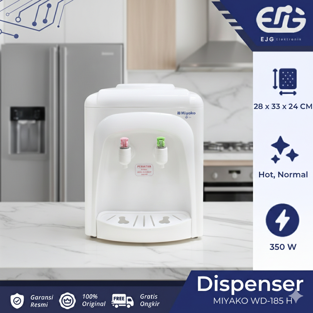 Dispenser WD185H Miyako Hot & Normal 350 Watt WD 185 H