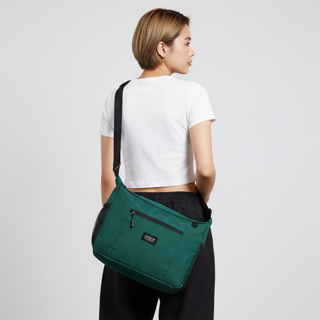 [2.2] Rown Division Sling Bag || Vellano Green Tas Selempang