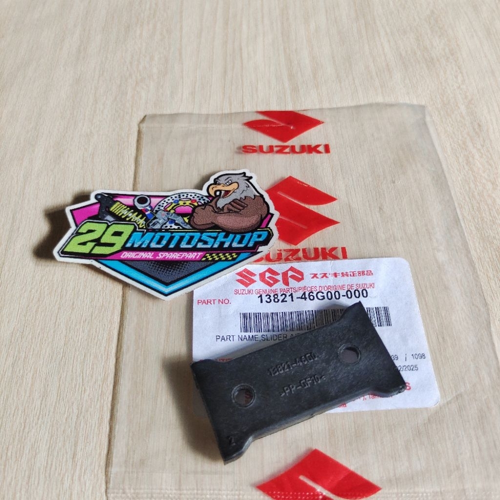Klip Kancing Box Filter Suzuki Spin Karet Bantalan Slider Box Tutup Filter Udara Spin 125 Ori SGP