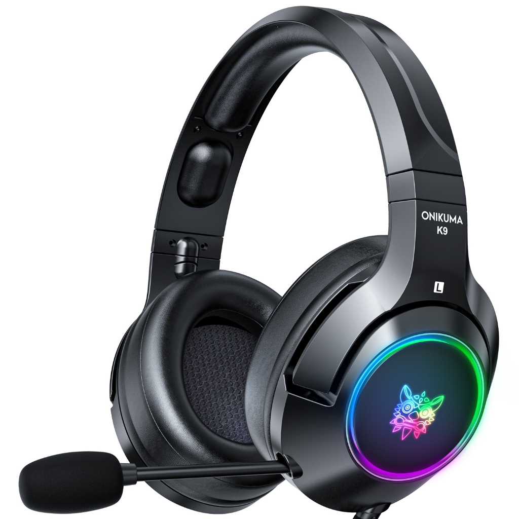 Headphone Gaming ONIKUMA K9 rgb noice canceling black Original