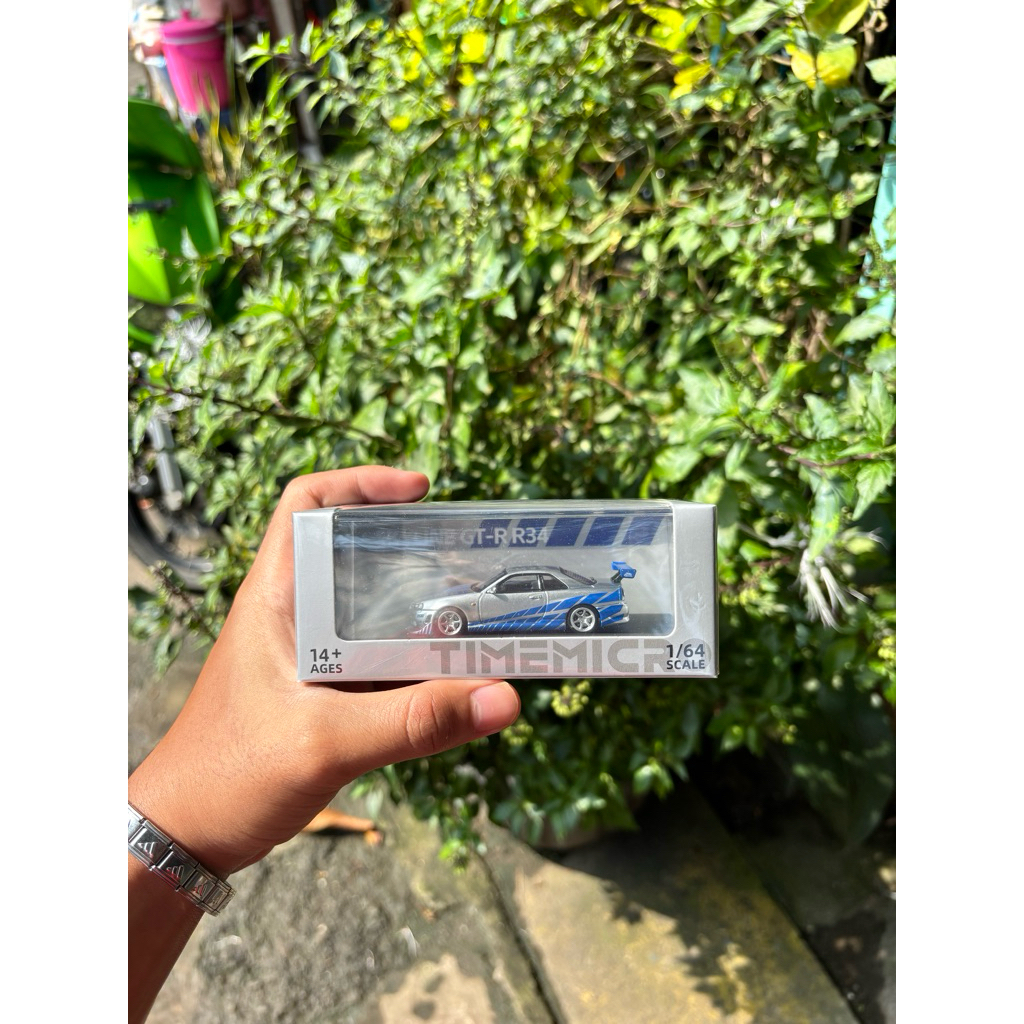 Time micro Nissan skyline GTR R34 Brian Mulus segel