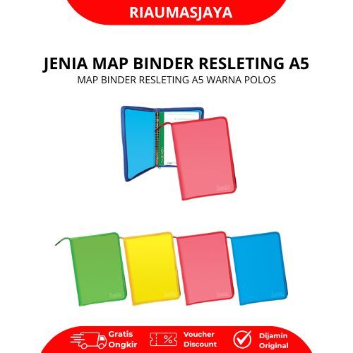 JENIA MAP BINDER RESLETING A5 WRN / Binder A5