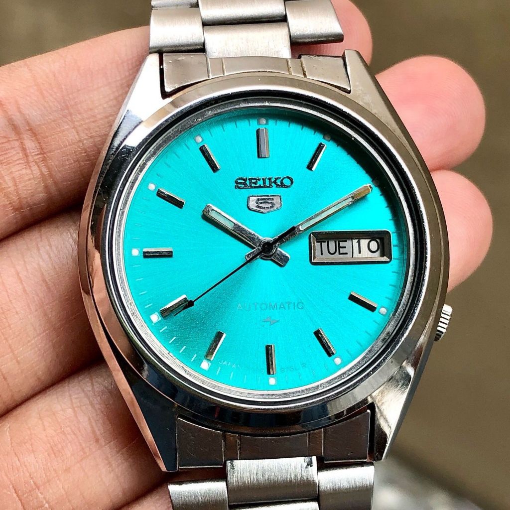Seiko 5 Automatic 7009-3040 Hijau Mint Dial
