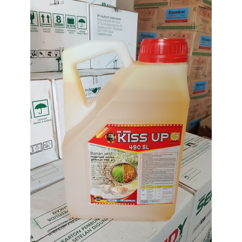HERBISIDA SISTEMIK KISS UP 490SL ISI 4L
