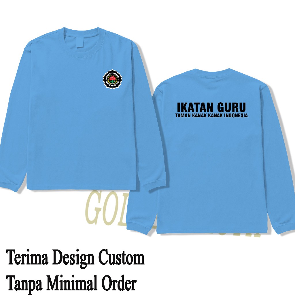 Baju Kaos IGTKI Ikatan Guru TK Indonesia Cotton 24S sablon DTF