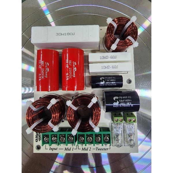 Kit Cross Pasif Crossover Pasif CF12 CF-12 CFPRO CF 12 PRO Double MID High Line Array Speaker Atau T