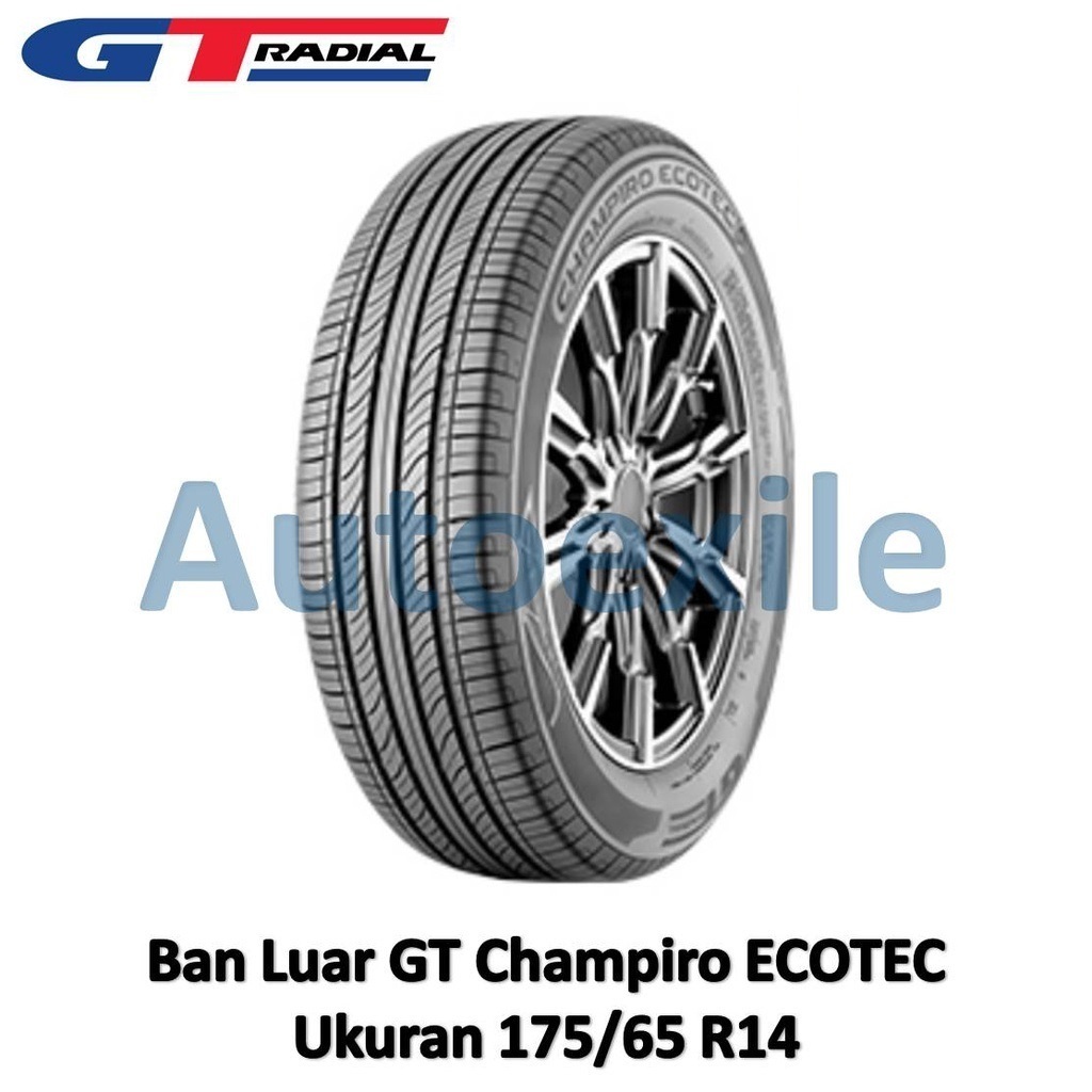 GTRadial 175/65 R14 Champiro ECOTEC Ban Luar Tubeless GT Radial Nano Tech Ramah Lingkungan Mobil 175