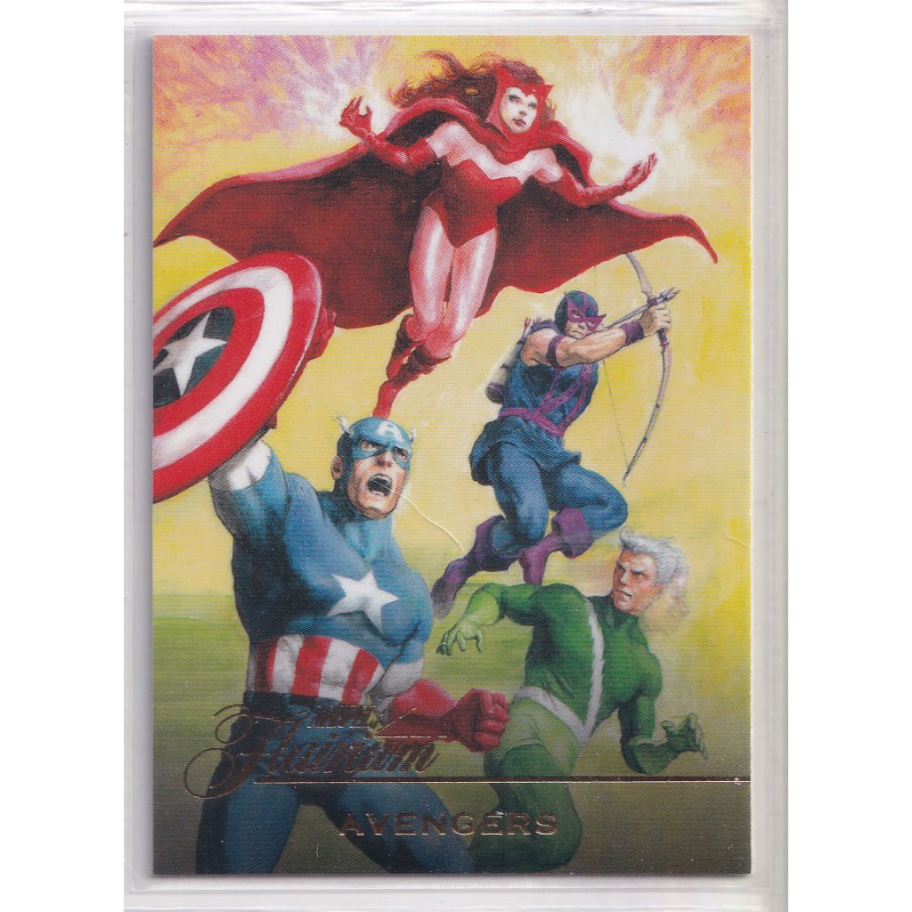 2023 Flair Marvel Flairium #FT-38 Level 4 Avengers