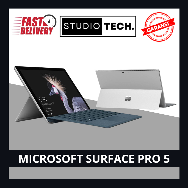 MICROSOFT SURFACE PRO 5 INTEL CORE i5 GENERASI 7 RAM 4/128GB | ORIGINAL SECOND