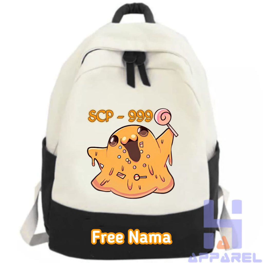 TAS RANSEL ANAK SCP 999 FREE NAMA