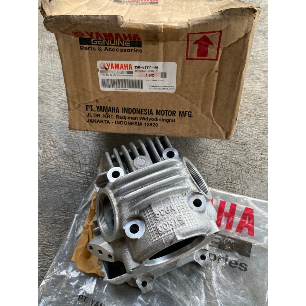 Blok Silinder Head Cylinder Yamaha Vega R New Jupiter Z Original Asli Ori 3S0-E1111-00