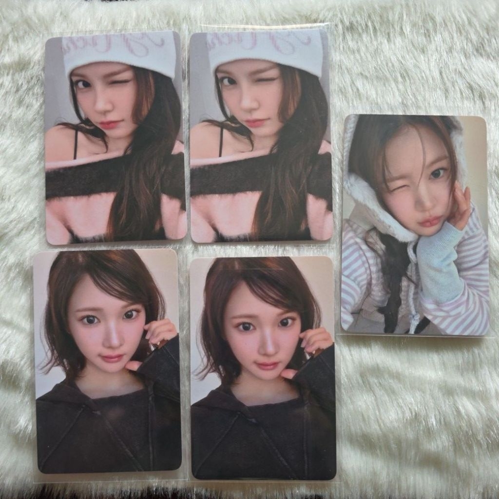 [OFFICIAL] PHOTOCARD HEARTS2HEARTS H2H FOCUS CARMEN JIWOO YEON EVERLINE VCE POB