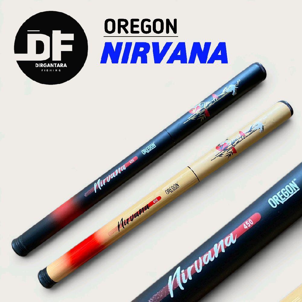 Joran Tegek Oregon Nirvana Ruas Pendek Lentur Kuat Bahan fiber