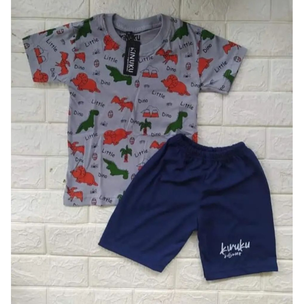 setelan kaos anak kinuku