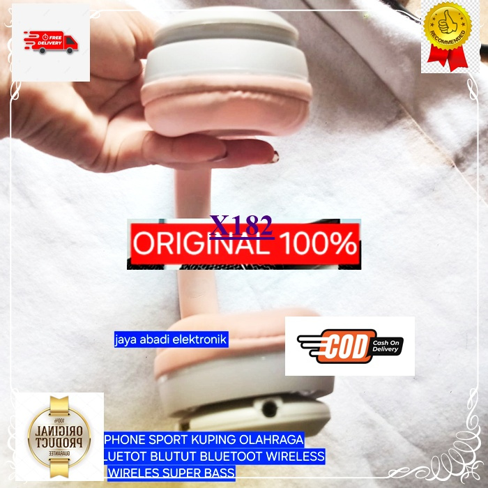 X182 HEADPHONE dinamis komunikasi jangkauan SPORT KUPING OLAHRAGA BLUETOOTH BLUETOT BLUTUT BLUETOOT 
