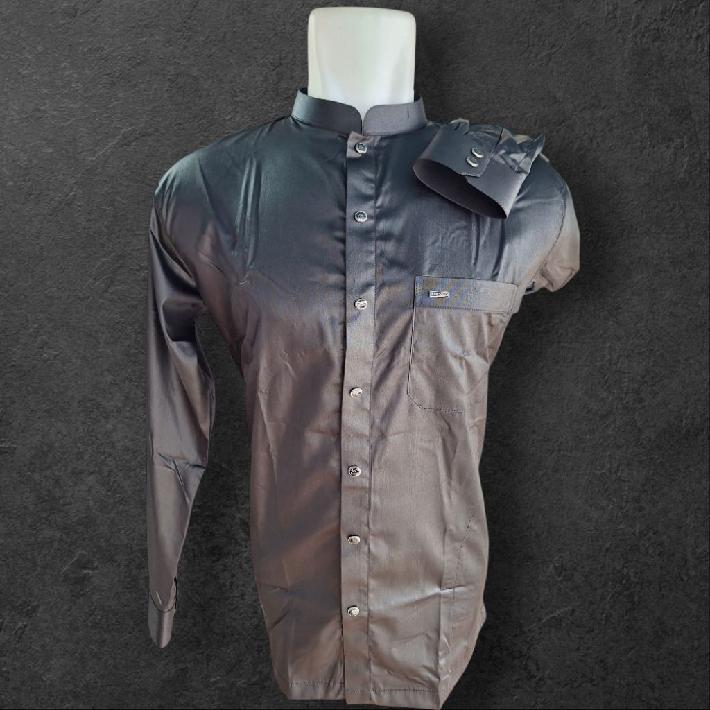 koko al wafa/baju muslim al wafa/al wafa hitam/koko hitam