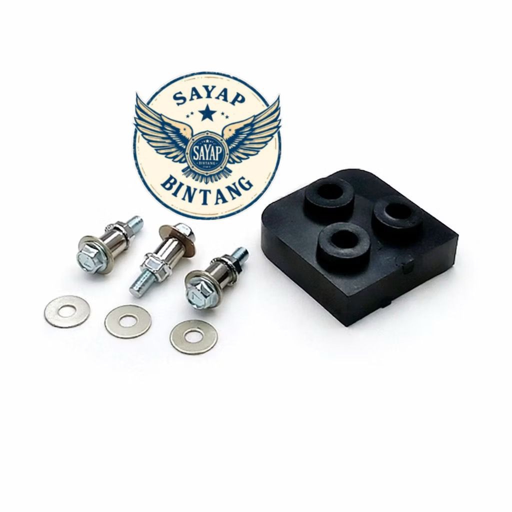 DUDUKAN LAMPU BELAKANG RX KING RXK RX KING NEW SET KARET PLUS BAUT