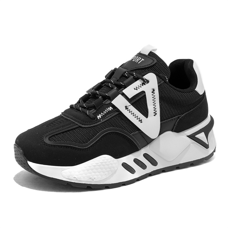 XINBAINIU Sepatu Sneakers Pria Sport Olahraga Anti Licin Tinggi 5/10cm