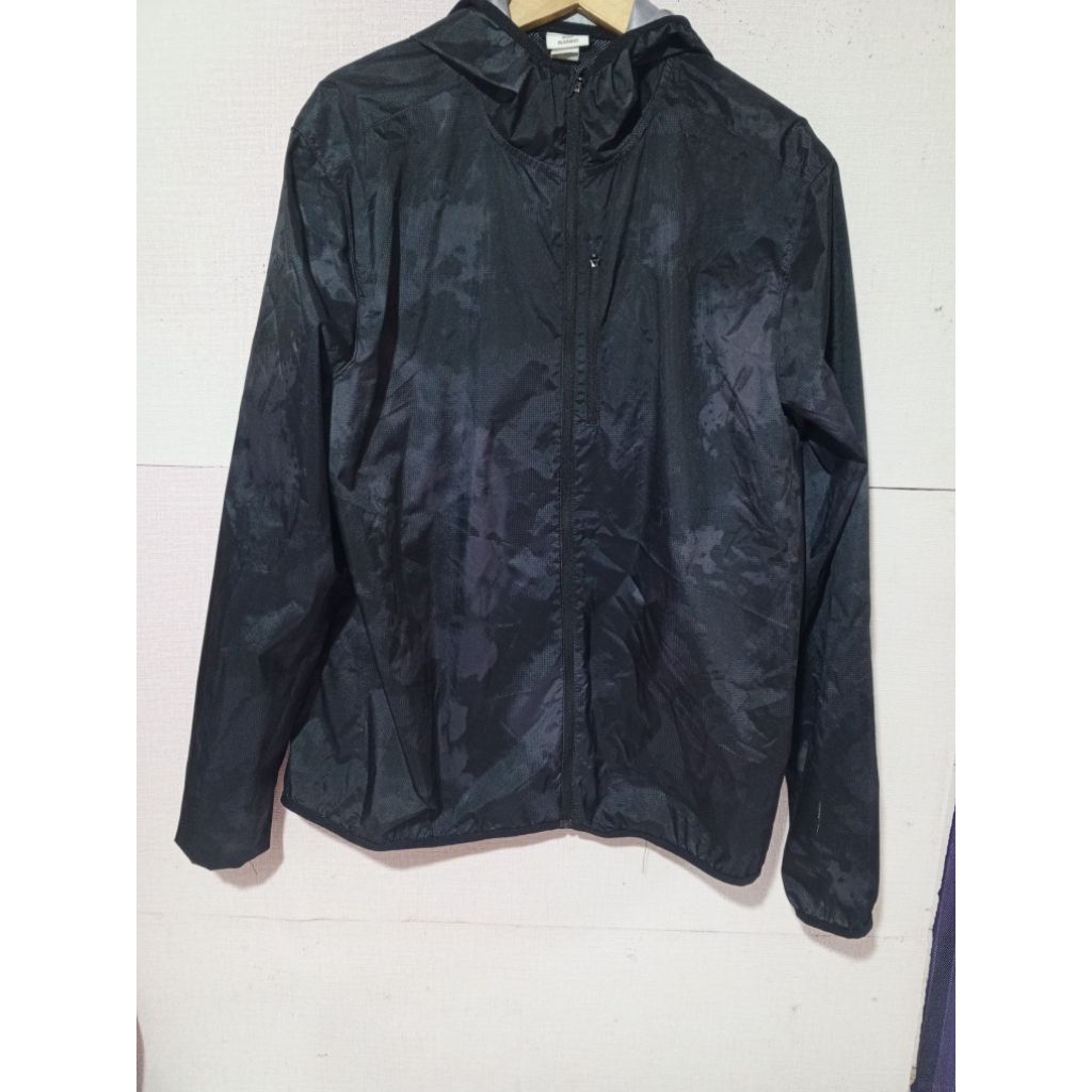 baju jacket running joging gym sport hm tie Dye size XL second