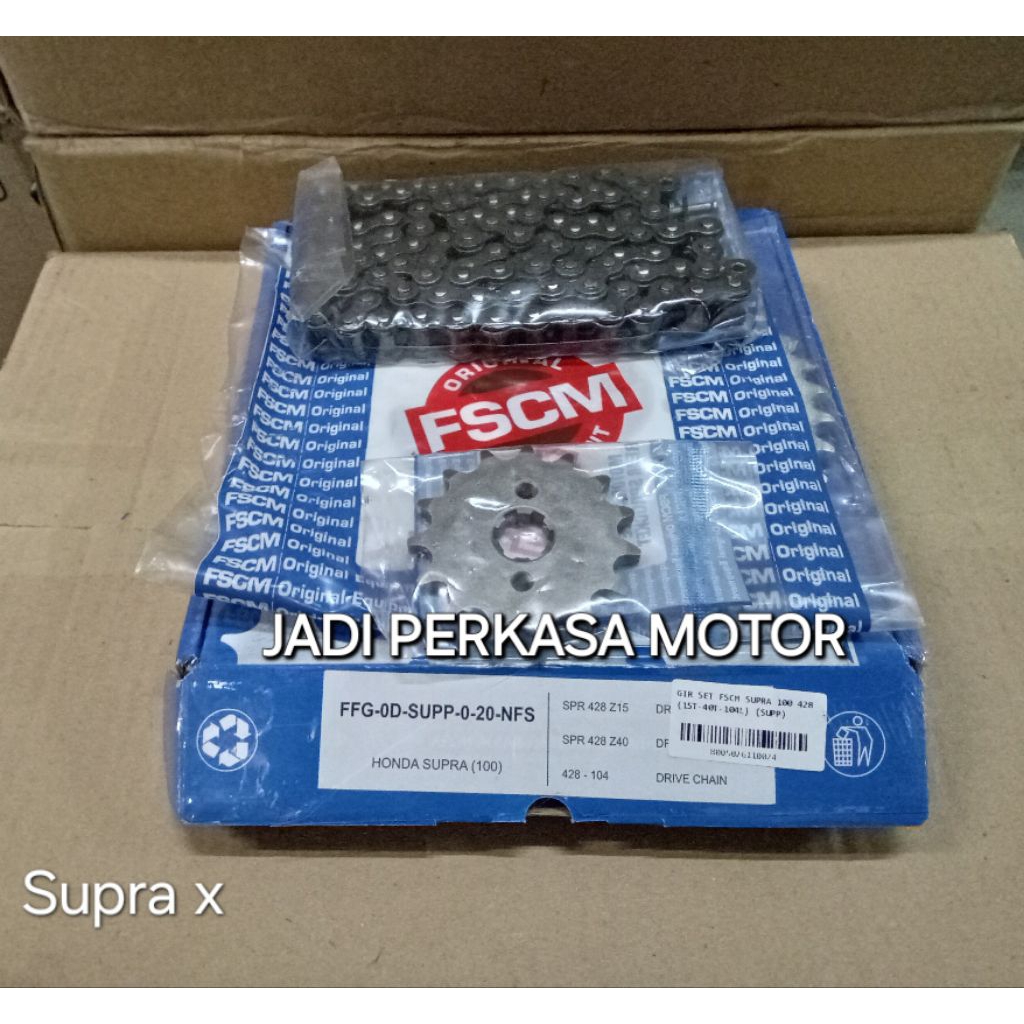 Girset FSCM Biru Supra x