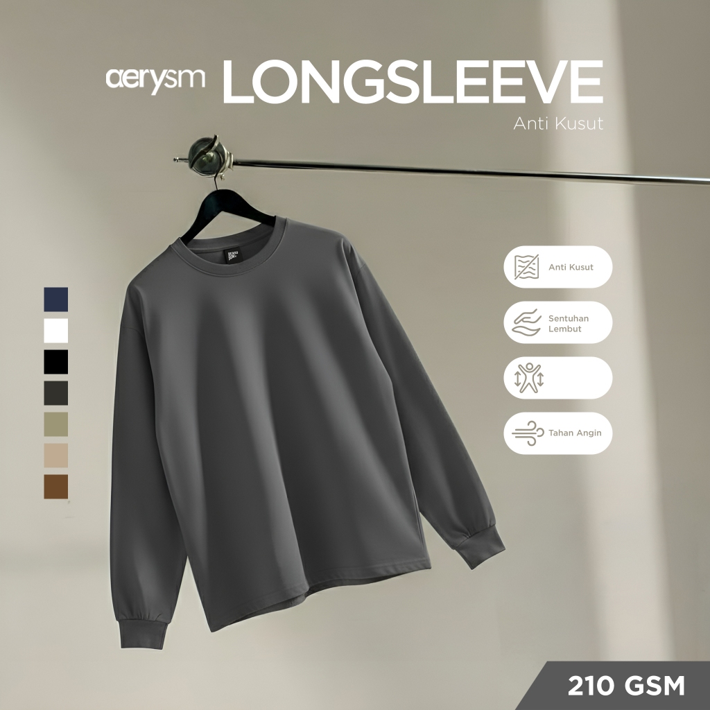 Benidson Aerysm Longsleeve Oversized T-Shirt Polos