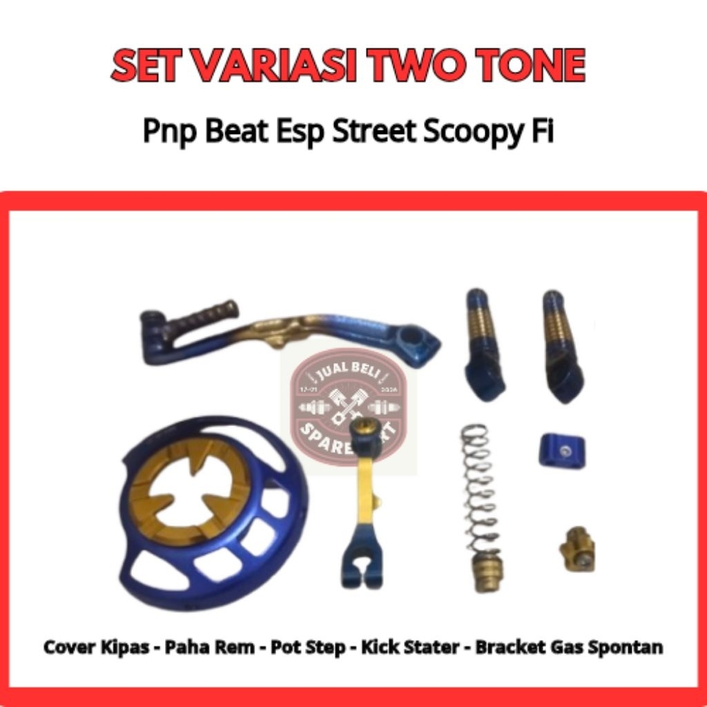 Paket Set Variasi Twotone Beat Esp Street Scoopy Fi