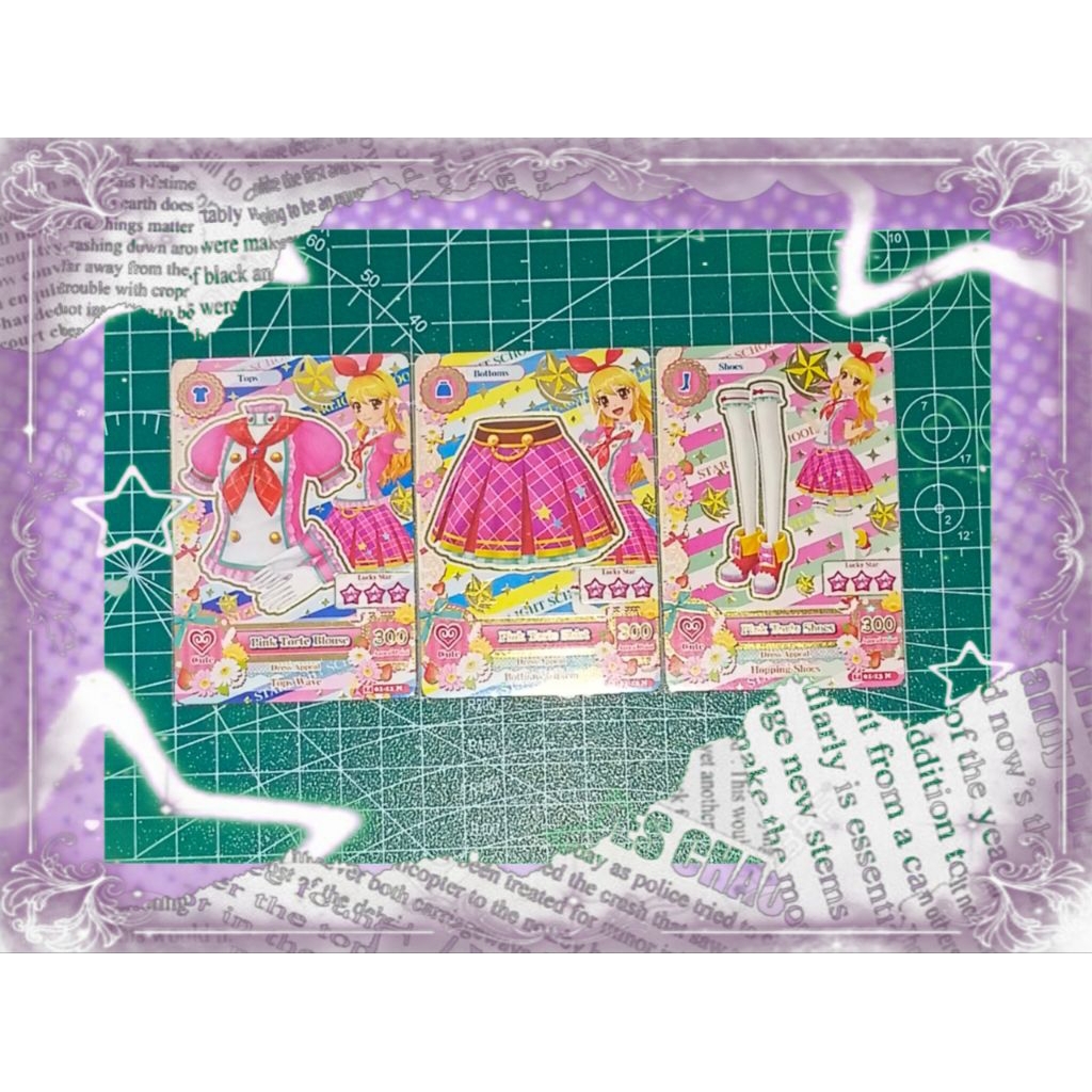 Kartu Aikatsu Pink Torte Ichigo Fullset Original