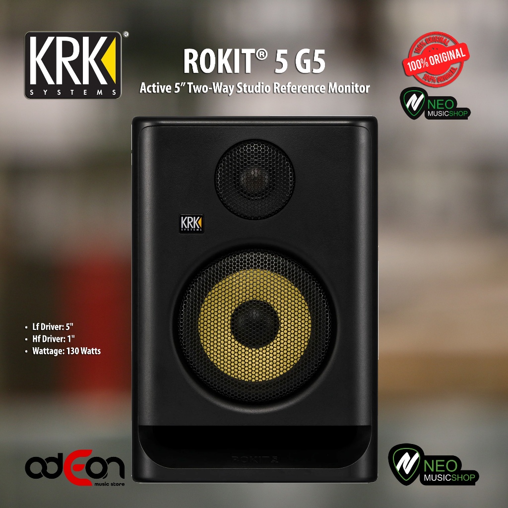 KRK Rokit 5 g5 Studio Monitor Generasi 5 Original 1pc