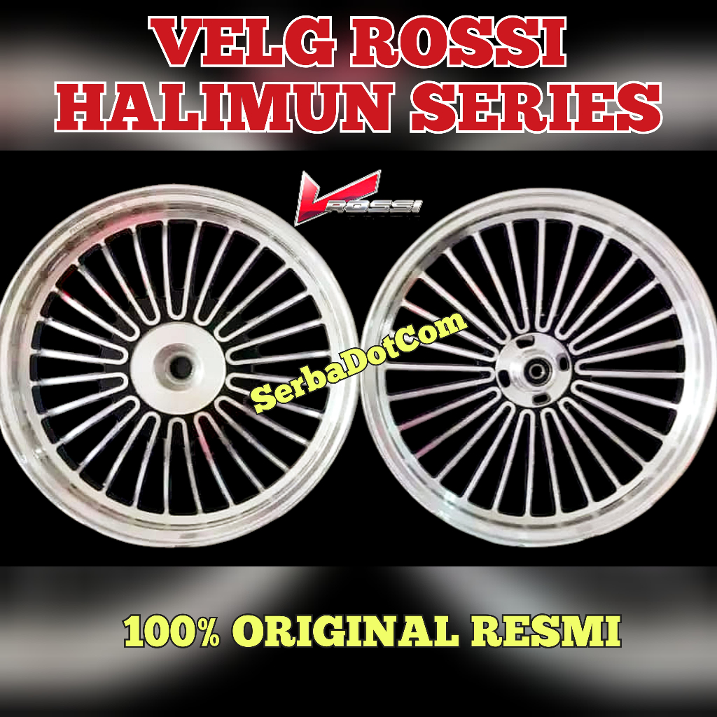 VELG ROSSI ROSSY ORIGINAL Type VENOM HALIMUN SERIES untuk motor BEAT SCOOPY VARIO 125 150 MIO M3 XEO