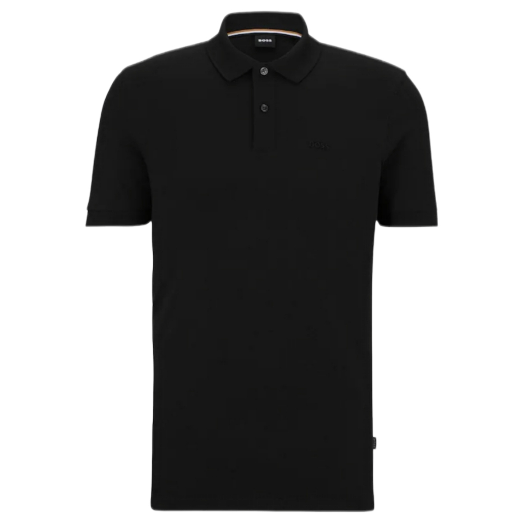 Pallas Black Polo / Kaos Polo Branded Original