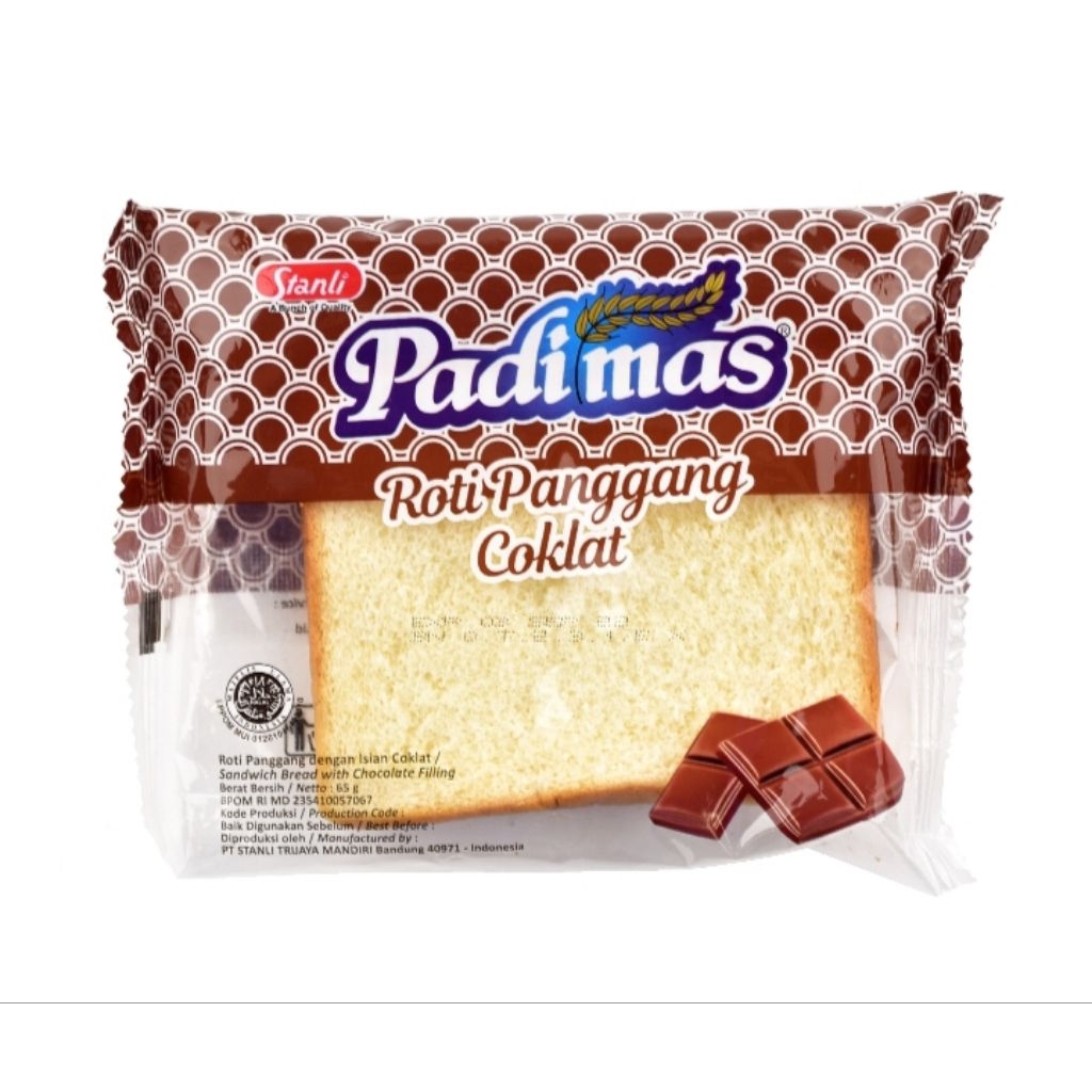 padimas roti panggang coklat