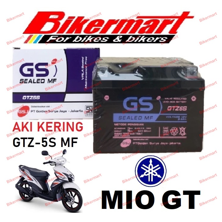 Aki Motor Yamaha Mio GT GTZ5S Accu Kering MF